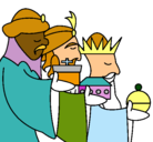 Dibujo Los Reyes Magos 3 pintado por Crislove
