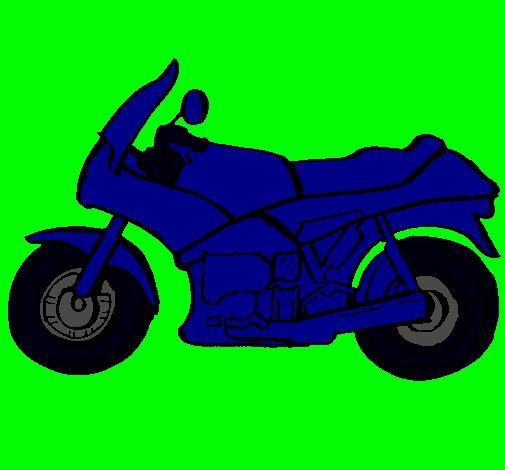 Dibujo Motocicleta pintado por polsalom