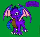 Dibujo Spyro pintado por SKYLANDERS