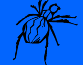 Dibujo Araña viuda negra pintado por az123