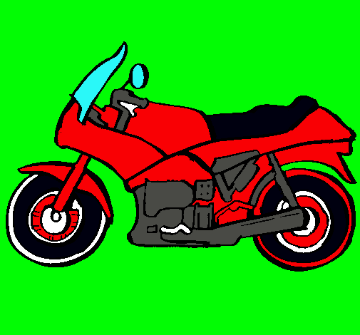 Dibujo Motocicleta pintado por DANILITO