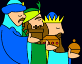 Dibujo Los Reyes Magos 3 pintado por estifiter