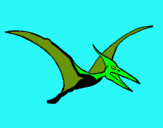 Dibujo Pterodáctilo pintado por licy