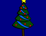 Dibujo Árbol de navidad II pintado por carol8