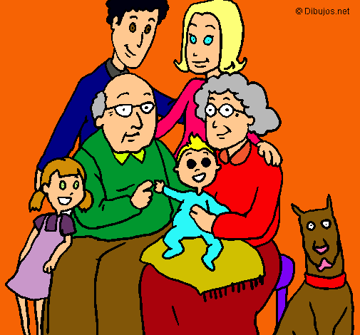 Dibujo Familia pintado por layla3114