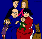 Dibujo Familia pintado por kjghi