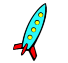 Dibujo Cohete II pintado por kaballo