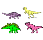 Dibujo Dinosaurios de tierra pintado por ggggggyygtrf