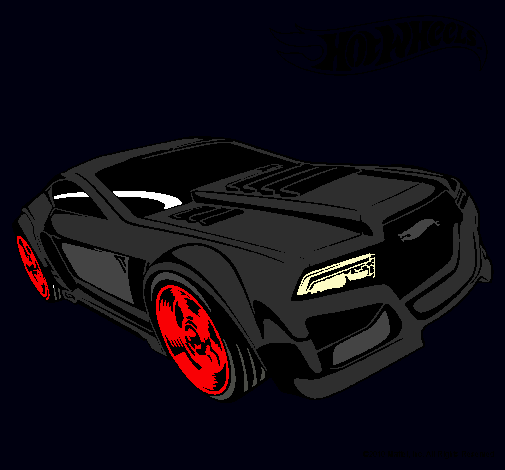 Dibujo Hot Wheels 5 pintado por Mall 