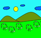 Dibujo Montañas 4 pintado por paraiso