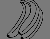 Dibujo Plátanos pintado por tyerchdhcggg