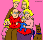 Dibujo Familia pintado por pbhggy