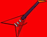 Dibujo Guitarra eléctrica II pintado por jonathan432