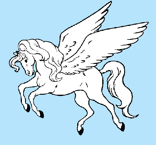 Pegaso volando