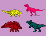Dibujo Dinosaurios de tierra pintado por CVLPUIOIUYTR