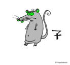 Dibujo Rata pintado por SHEILAS-M-