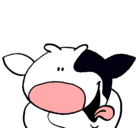 Dibujo Vaca sonriente pintado por suko