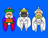 Dibujo Los Reyes Magos 4 pintado por MarcEponja