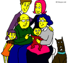 Dibujo Familia pintado por popitas