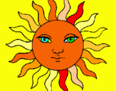 Dibujo Sol pintado por estelasolete