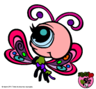 Dibujo Mariposa Littlest Pet Shop 2 pintado por TATIS95