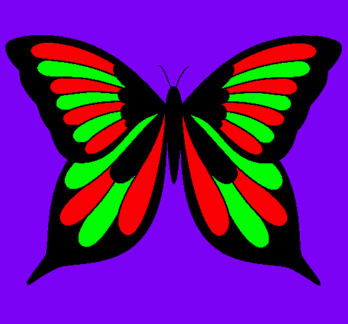 Dibujo Mariposa 8 pintado por Lhaturrita