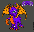 Dibujo Spyro pintado por Julianna40