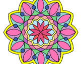 Dibujo Mandala 20 pintado por tarados