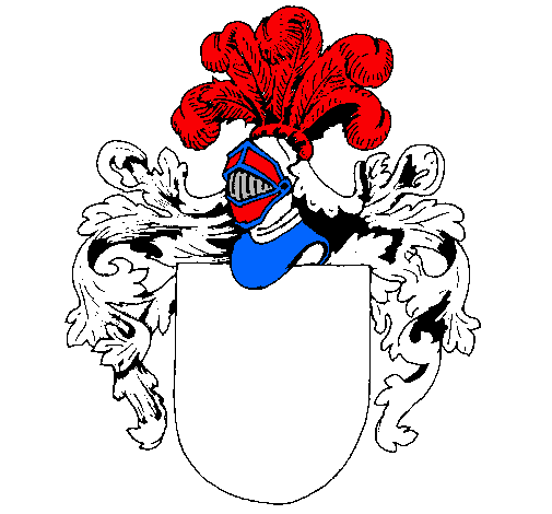 Escudo de armas y casco