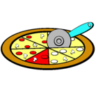 Dibujo Pizza pintado por rrrrrrrrrrrr