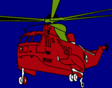 Dibujo Helicóptero al rescate pintado por bgdfbgnhdb