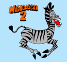 Dibujo Madagascar 2 Marty pintado por e5442ssddcx