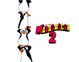 Dibujo Madagascar 2 Pingüinos pintado por starscl