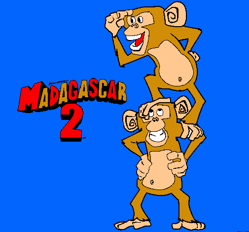 Madagascar 2 Manson y Phil