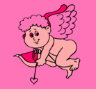 Dibujo Cupido pintado por dcrissteflop