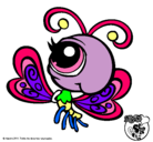 Dibujo Mariposa Littlest Pet Shop 2 pintado por larichri