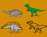 Dibujo Dinosaurios de tierra pintado por edu2006