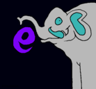 Dibujo Elefante pintado por elefante