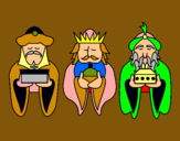 Dibujo Los Reyes Magos 4 pintado por albertllop