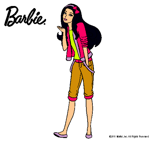 Barbie con look casual