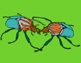 Dibujo Escarabajos pintado por DANIXXX