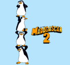 Dibujo Madagascar 2 Pingüinos pintado por AeroLix