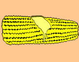 Dibujo Mazorca de maíz pintado por NORICHI