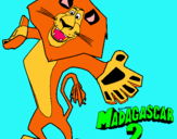 Dibujo Madagascar 2 Alex 2 pintado por souza