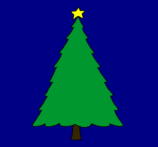 Árbol con estrella