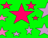 Dibujo Estrellas 4 pintado por rosmery