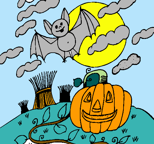 Paisaje de Halloween