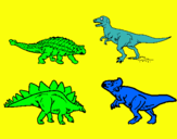 Dibujo Dinosaurios de tierra pintado por mn1236456546