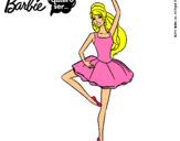 Dibujo Barbie bailarina de ballet pintado por andreitab