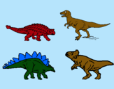 Dibujo Dinosaurios de tierra pintado por josell